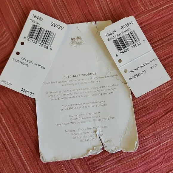 Vintage Leather Coach Purse - Picture 6 of 8